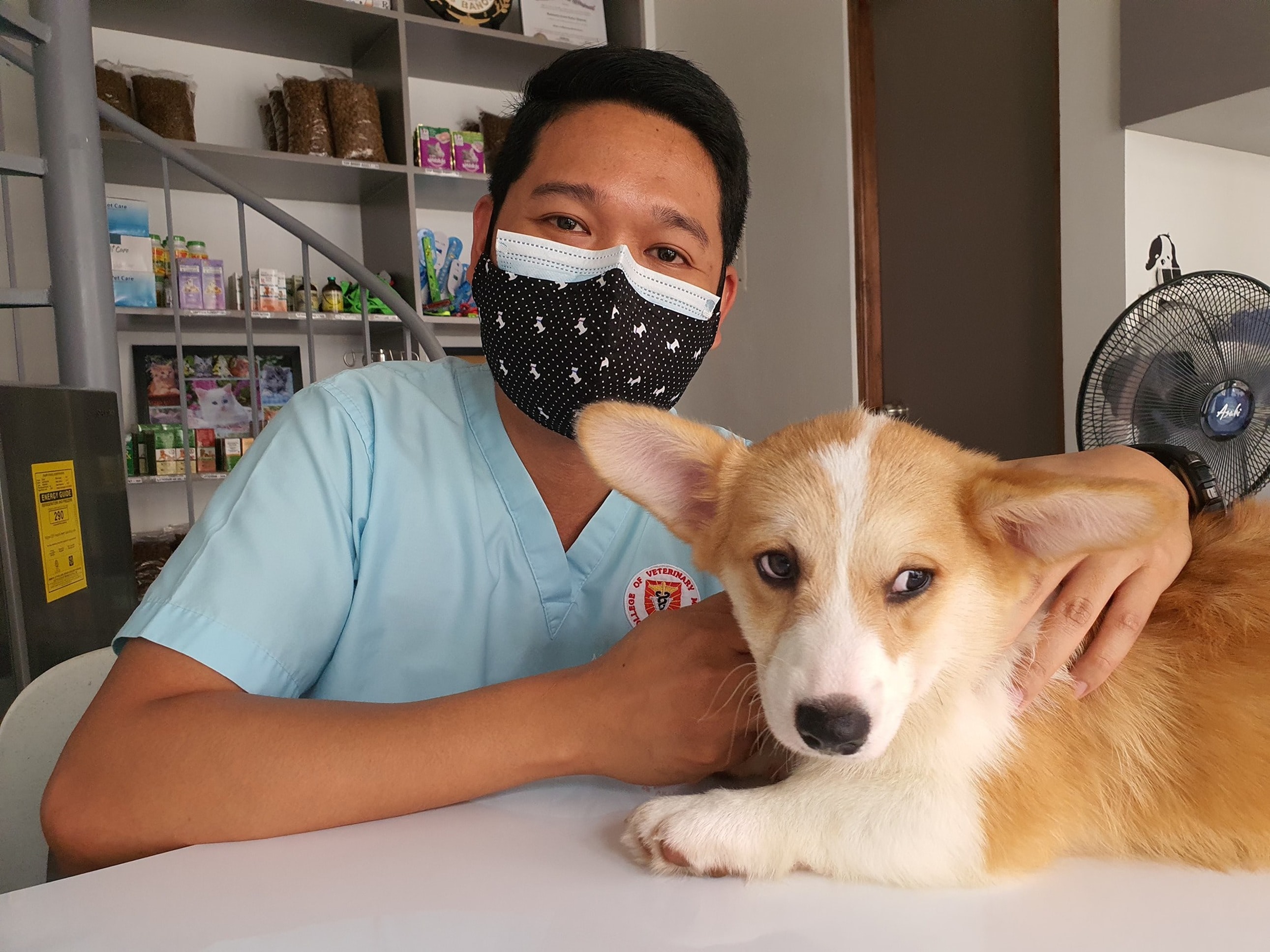 Imagem do avatar 2 homem segurando um cão