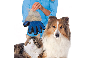 Luva Remove Pelos Nano Magnética para Cães e Gatos